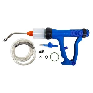 pistola dosificadora de 50 ml con punta naranja