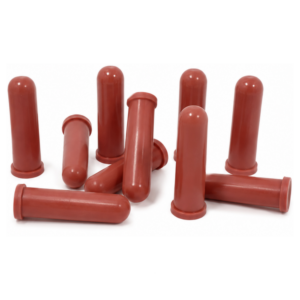 tetina de silicona roja para ternero compatible con balde alimentador