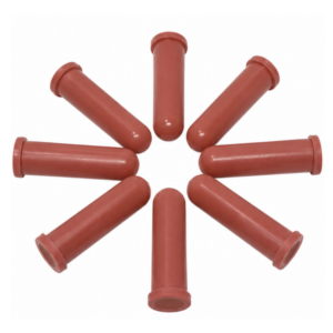 tetina de silicona roja para ternero compatible con balde alimentador