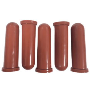 tetina de silicona roja para ternero compatible con balde alimentador
