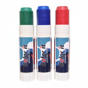 marcador crayón Color It pack x 3 azul verde y rojo