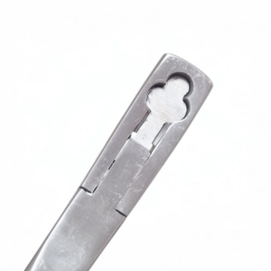 muescador para vaca tipo trébol en acero inox de 9 pulgadas